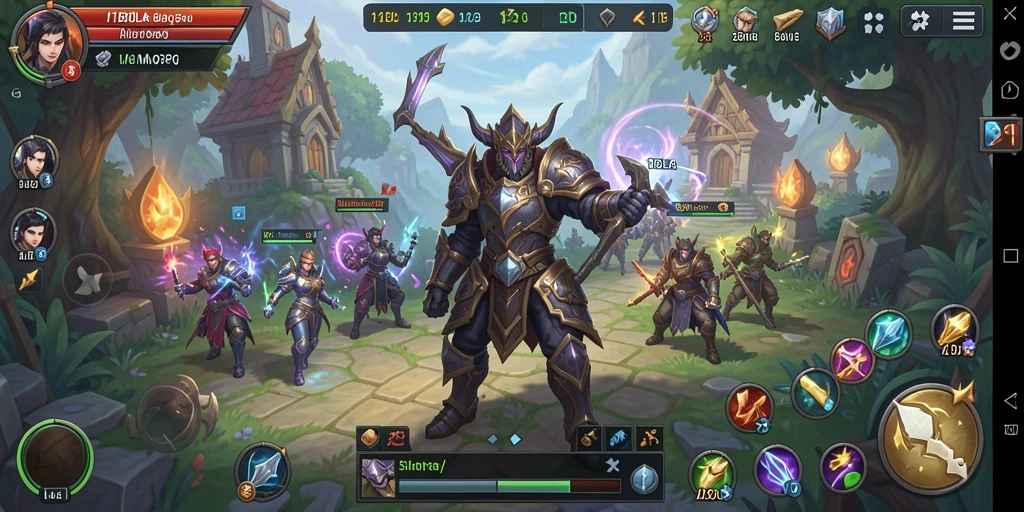 Tampilan gameplay seru dalam dunia petualangan MMORPG 11BOLA.