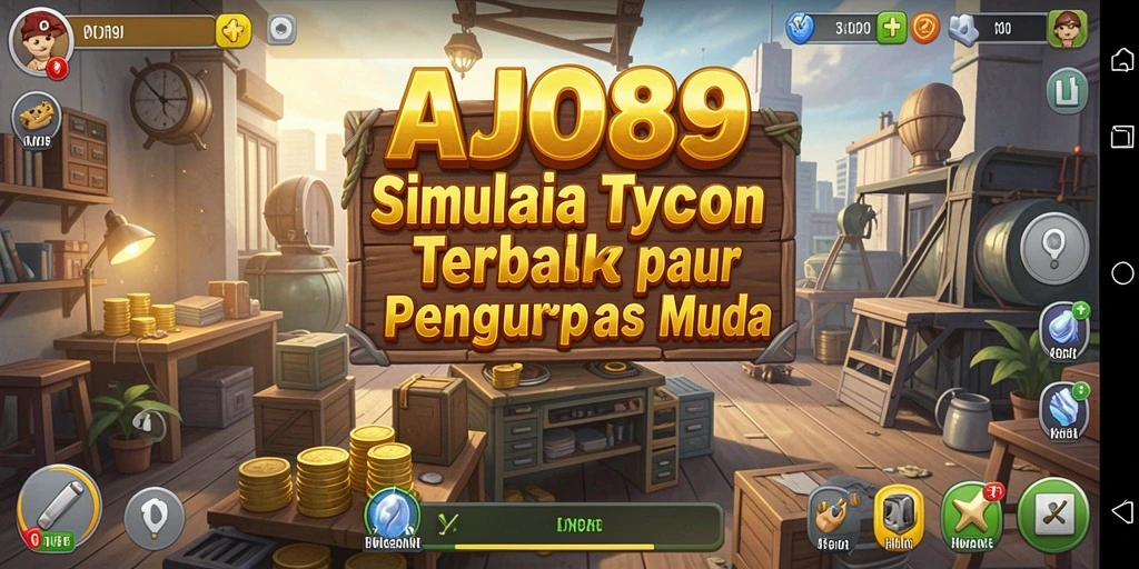 Tampilan gameplay AJO89 yang seru dan penuh strategi Tycoon.
