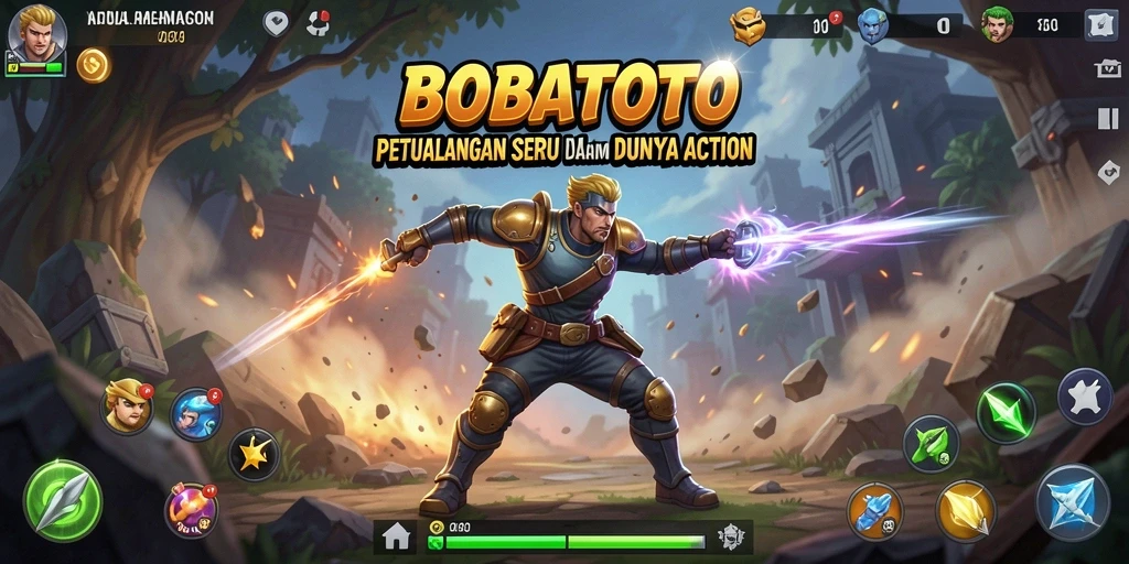 Screenshot BOBATOTO menampilkan gameplay seru dengan aksi yang menegangkan.