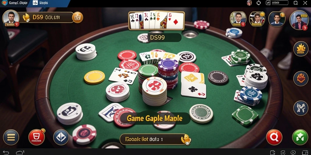 Tampilan gameplay seru dalam DS99 yang penuh tantangan.