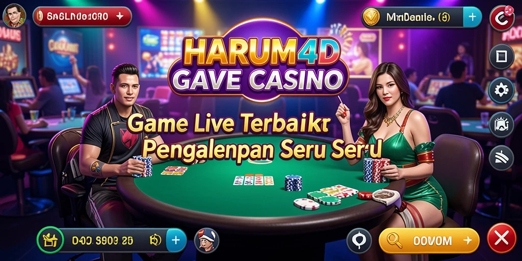 Screenshot gameplay Live Casino yang menarik di HARUM4D.