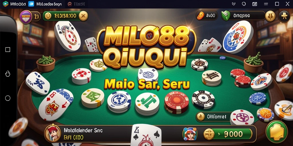 Tampilan gameplay QiuQiu yang menarik dan menghibur.