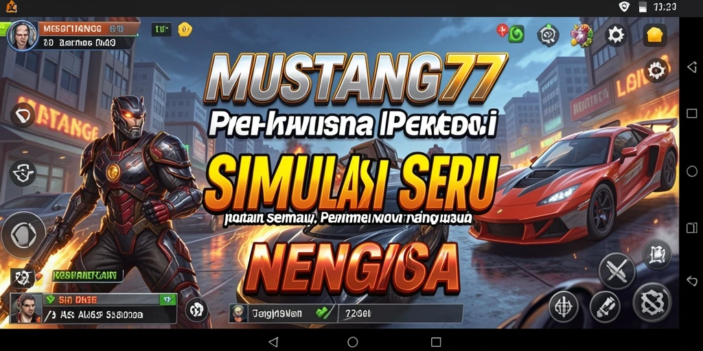 Tampilan gameplay MUSTANG77 yang menarik dan seru.