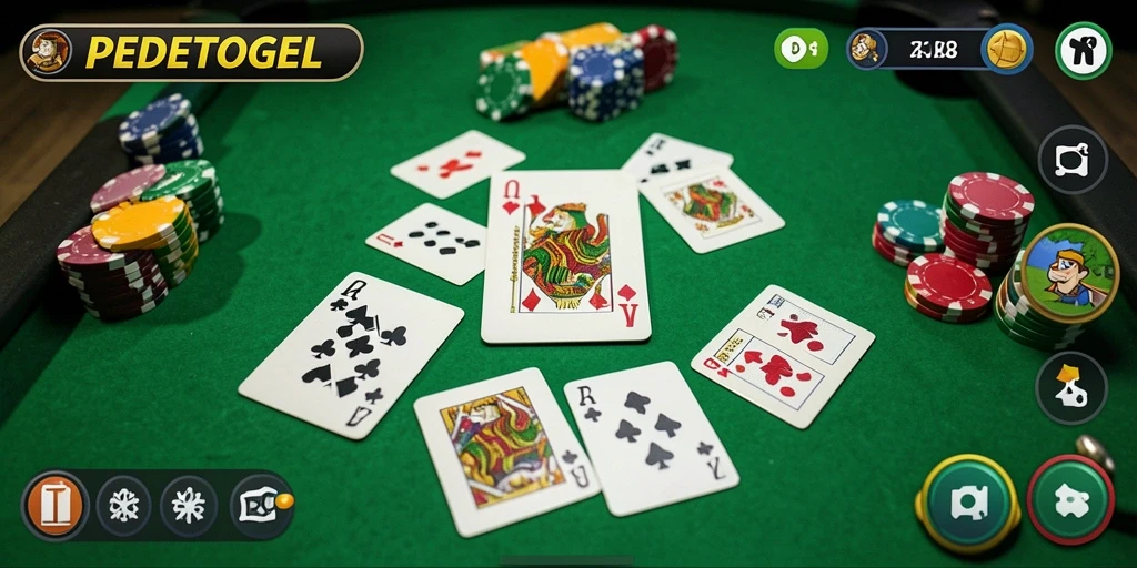 Tampilan seru dari gameplay PEDETOGEL yang menegangkan.