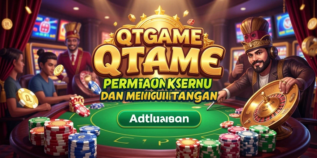 Tampilan menarik dari gameplay Kasino QTGAME yang mendebarkan.