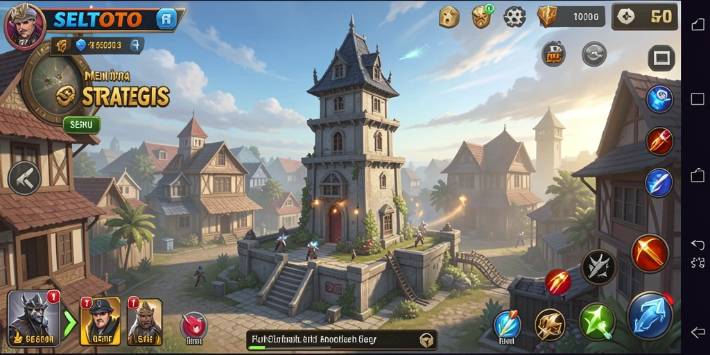 Gameplay seru SELTOTO menampilkan strategi menara pertahanan yang menegangkan.