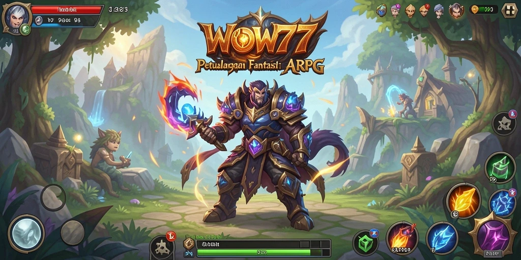 Tampilan menarik dari gameplay ARPG WOW77 yang mendebarkan.